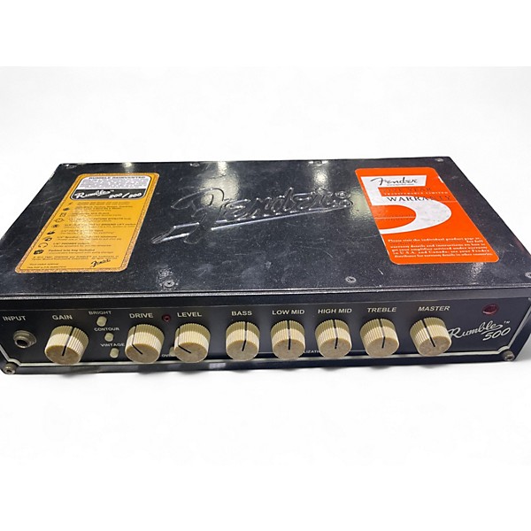 Used Fender Rumble 500 Bass Amp Head Bass Amp Head