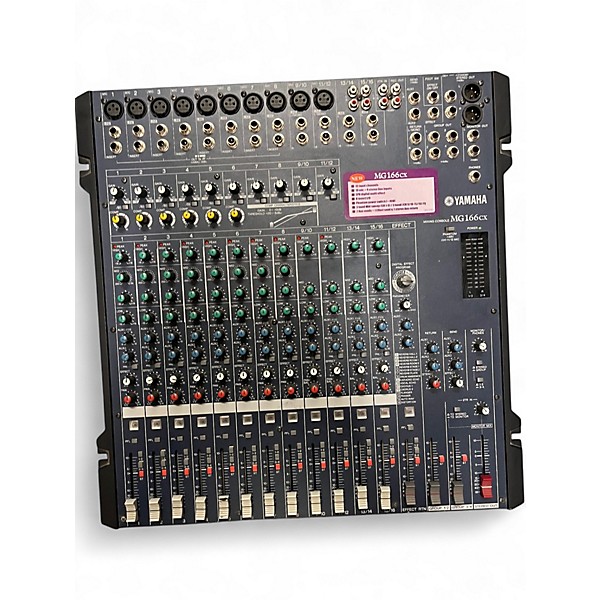 Used Yamaha MG166CX Unpowered Mixer