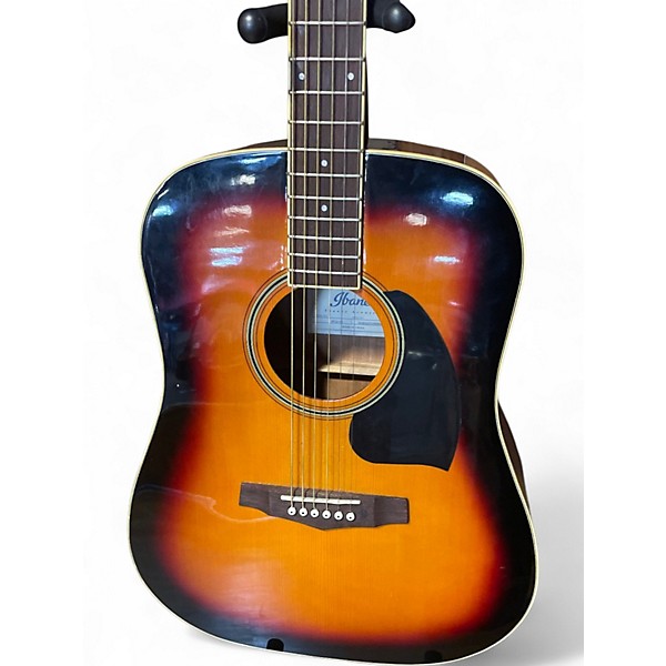 Used Ibanez PF15 Vintage Sunburst Acoustic Guitar
