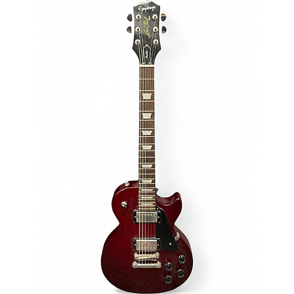 Used Epiphone Les Paul Studio Wine Red Solid Body Electric Guitar