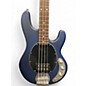 Used Sterling by Music Man Sub 4 Trans Blue Electric Bass Guitar