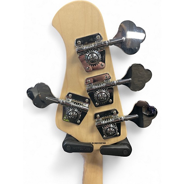 Used Sterling by Music Man Sub 4 Trans Blue Electric Bass Guitar