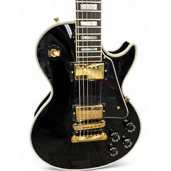 Used Gibson CS Les Paul Custom Ebon Solid Body Electric Guitar