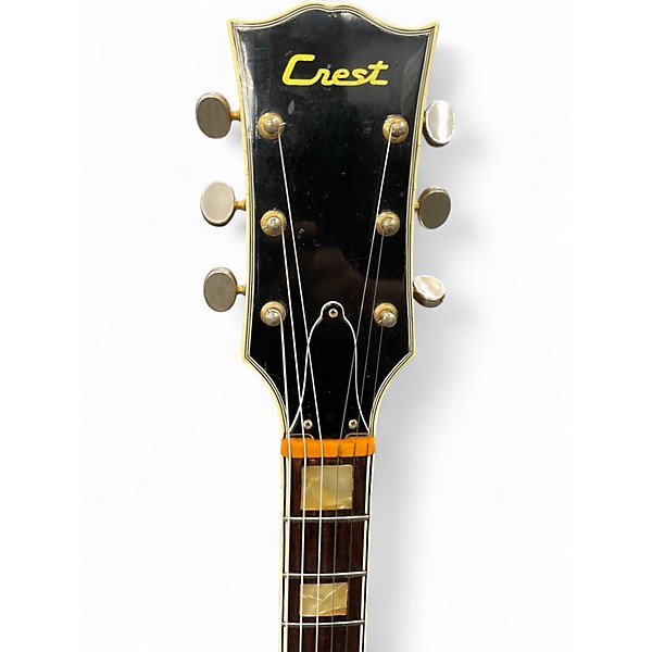 Vintage 1960s Crest Pre-Lawsuit Misc. Gold Solid Body Electric Guitar