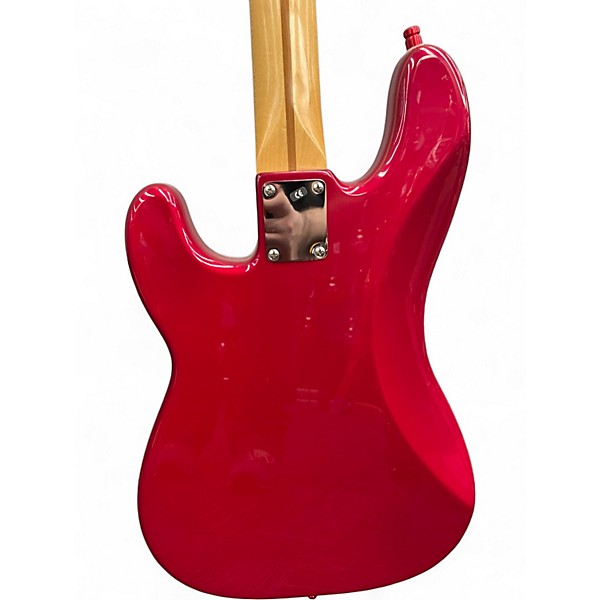 Used Fender Deluxe Precision Bass Special Candy Apple Red Electric Bass Guitar