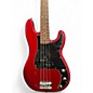 Used Fender Standard Precision Bass Candy Apple Red Electric Bass Guitar