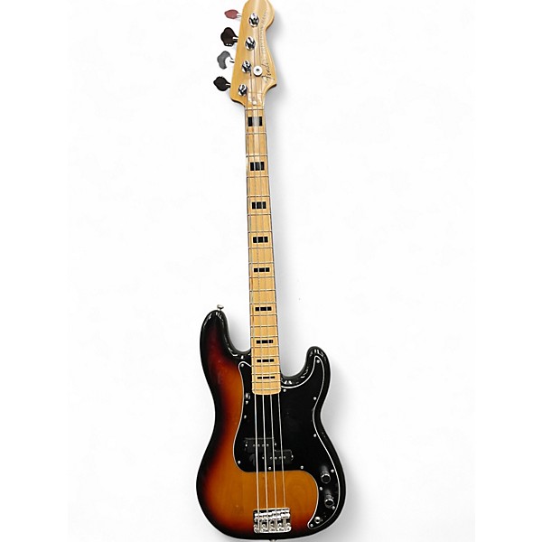 Used Fender '70s Precision Bass Sunburst Electric Bass Guitar
