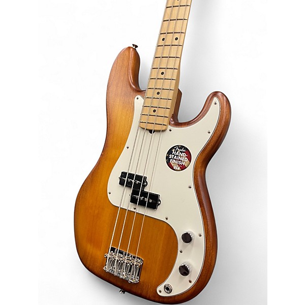Used 2013 Fender American Special FSR Precision Bass Hand-Stained Honey Burst Electric Bass Guitar