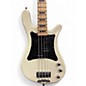 Used Warwick Adam Clayton White Electric Bass Guitar