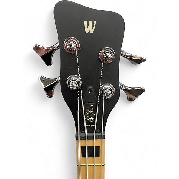 Used Warwick Adam Clayton White Electric Bass Guitar