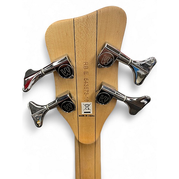 Used Warwick Adam Clayton White Electric Bass Guitar