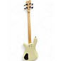 Used Warwick Adam Clayton White Electric Bass Guitar