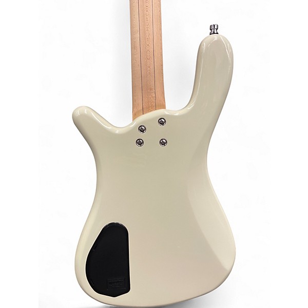 Used Warwick Adam Clayton White Electric Bass Guitar