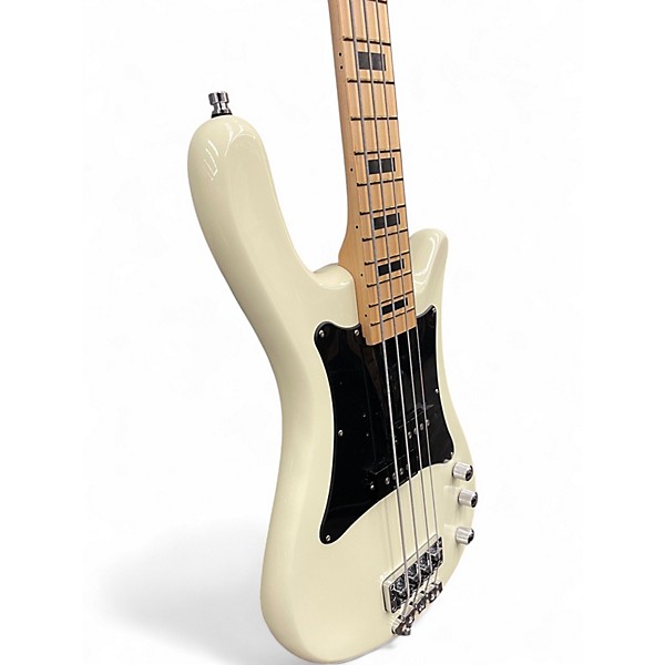 Used Warwick Adam Clayton White Electric Bass Guitar