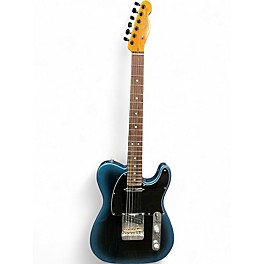 Used 2022 Fender American Professional II Telecaster Blue to Black Fade Solid Body Electric Guitar
