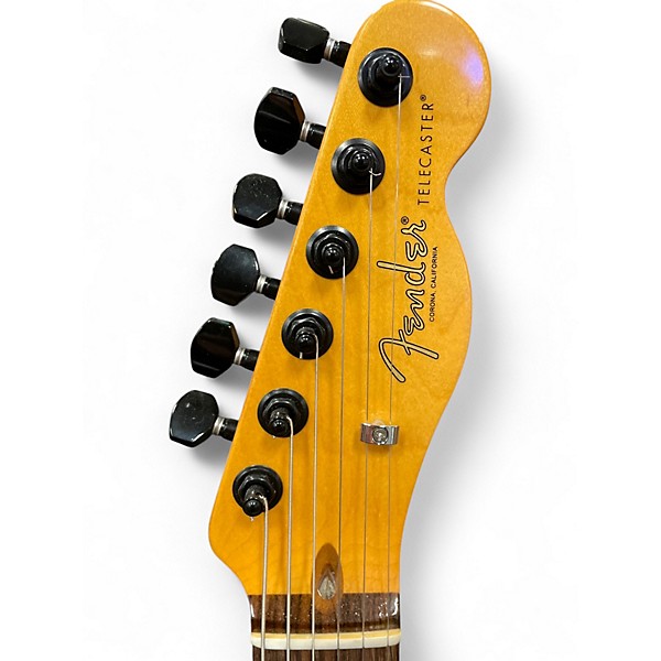 Used 2022 Fender American Professional II Telecaster Blue to Black Fade Solid Body Electric Guitar