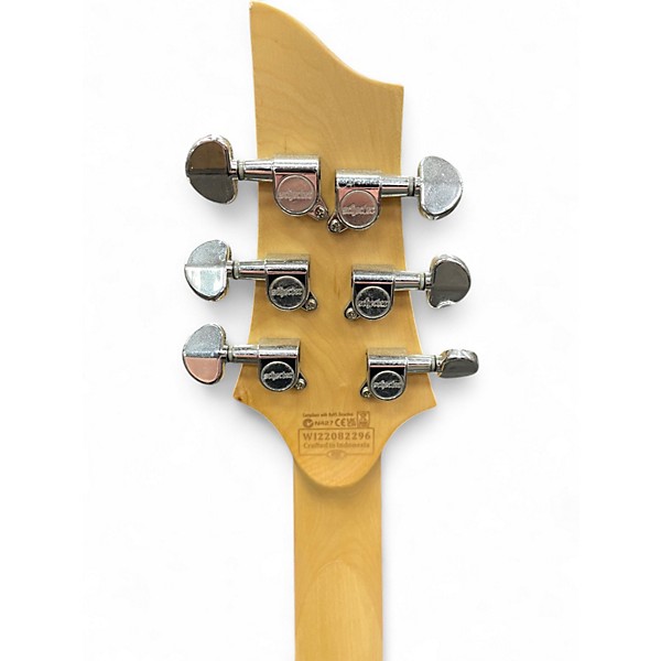 Used Schecter Guitar Research C6 Deluxe Turquoise Solid Body Electric Guitar