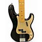 Used Fender Vintera 50s Precision Bass Black and Gold Electric Bass Guitar