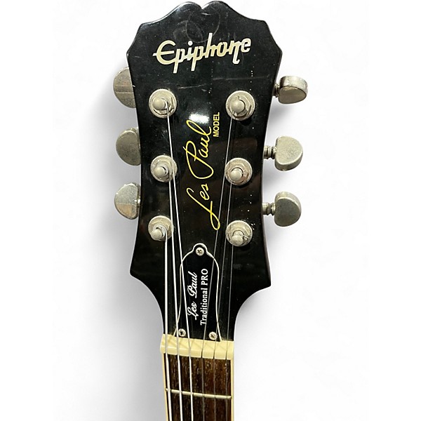 Used Epiphone Les Paul Traditional Pro Red Solid Body Electric Guitar