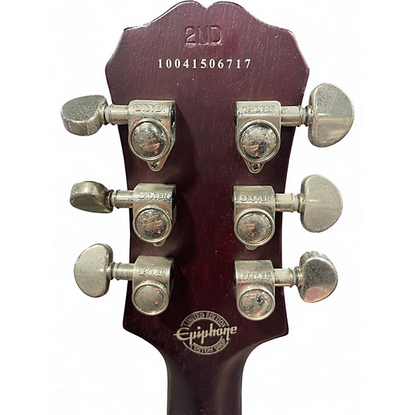 Used Epiphone Les Paul Traditional Pro Red Solid Body Electric Guitar