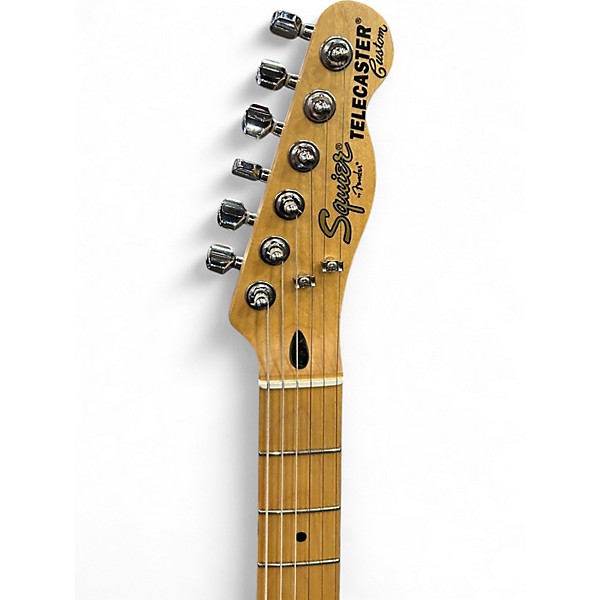 Used Squier Vintage Modified Telecaster Custom Black Solid Body Electric Guitar