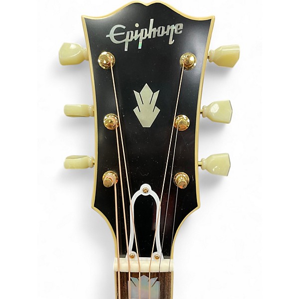 Used Epiphone SJ-200 Inspired By Gibson Vintage Sunburst Acoustic Electric Guitar