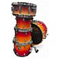 Used TAMA 5 Piece Starclassic Red Aztec Fade Drum Kit