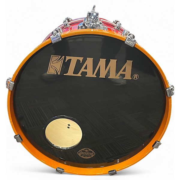 Used TAMA 5 Piece Starclassic Red Aztec Fade Drum Kit