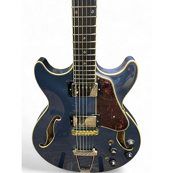 Used Ibanez AMH90 BLUE Hollow Body Electric Guitar
