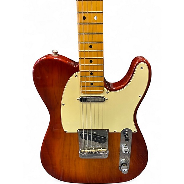 Used Fender American Professional II Telecaster Sienna Sunburst Solid Body Electric Guitar