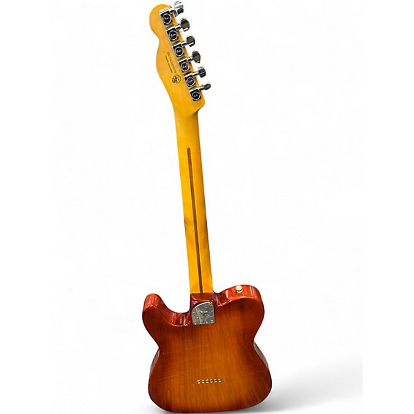Used Fender American Professional II Telecaster Sienna Sunburst Solid Body Electric Guitar