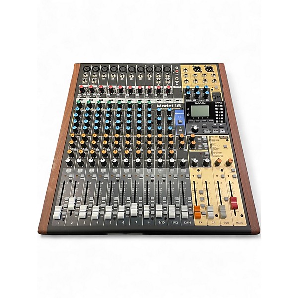 Used TASCAM MODEL 16 Powered Mixer
