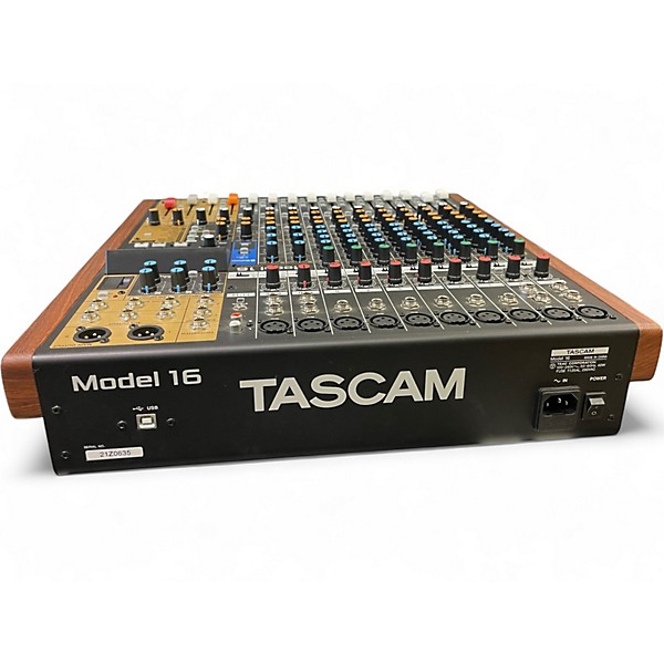 Used TASCAM MODEL 16 Powered Mixer