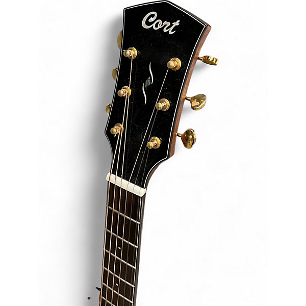Used Cort Gold D6 Dreadnought Natural Acoustic Guitar