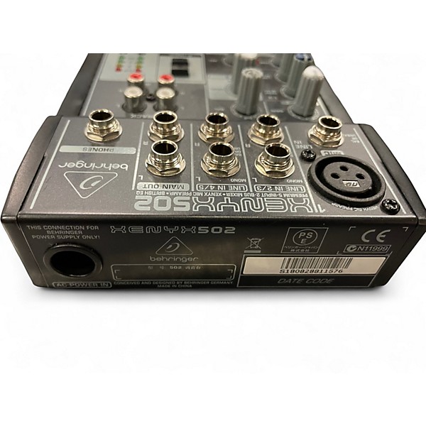 Used 2020 Behringer Xenyx 502 Unpowered Mixer