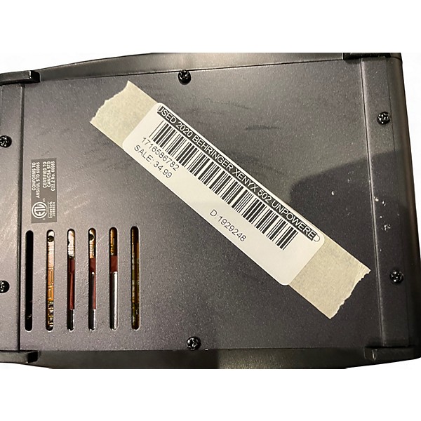 Used 2020 Behringer Xenyx 502 Unpowered Mixer