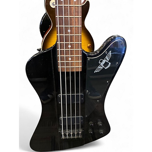 Used Epiphone T BIRD PRO 5 BLACK Electric Bass Guitar