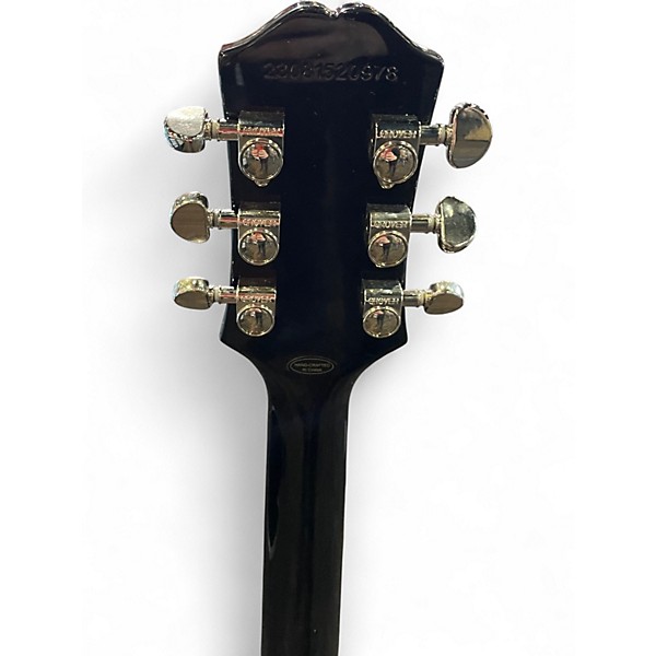 Used Epiphone Les Paul Custom SILVER BURST Solid Body Electric Guitar