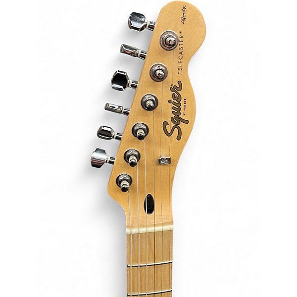 Used Squier Affinity Telecaster Black Solid Body Electric Guitar