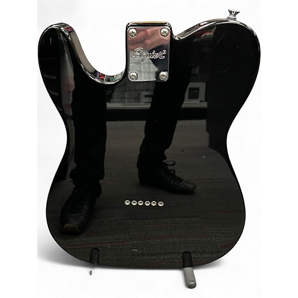 Used Squier Affinity Telecaster Black Solid Body Electric Guitar
