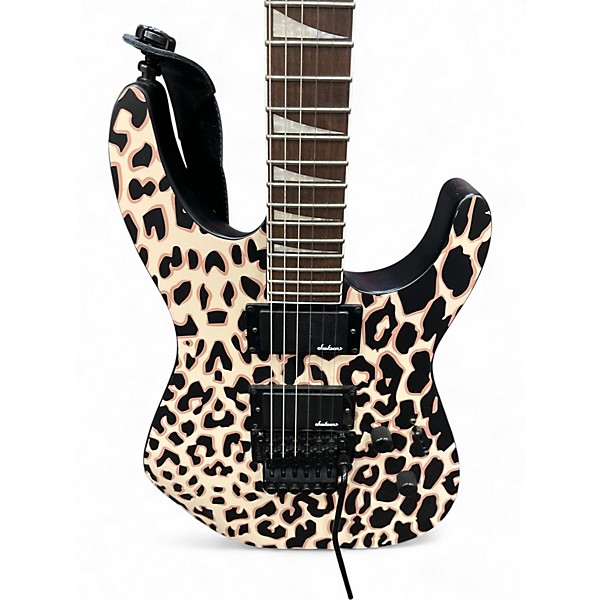 Used Jackson X series slx dx leopard print leopard Solid Body Electric Guitar