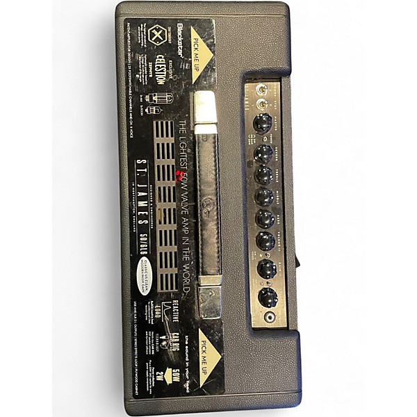 Used Blackstar St. James 50 6L6 50W 1x12 Tube Guitar Combo Amp