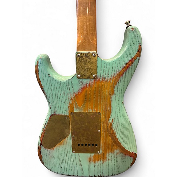 Used Paoletti Stratospheric Loft Surf Green Solid Body Electric Guitar