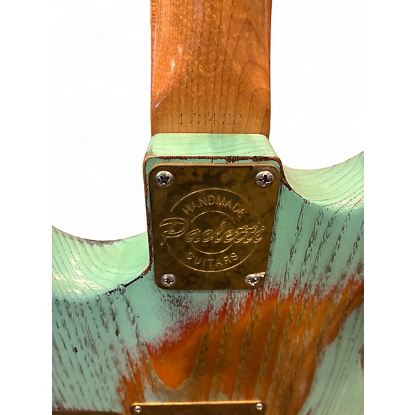 Used Paoletti Stratospheric Loft Surf Green Solid Body Electric Guitar