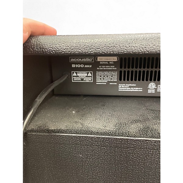Used Acoustic B100MKII 100W 1x15 Bass Combo Amp