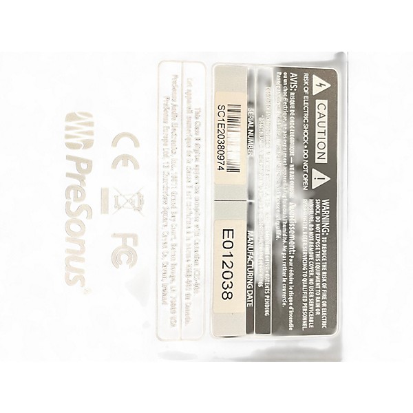 Used PreSonus STUDIO 24C Audio Interface