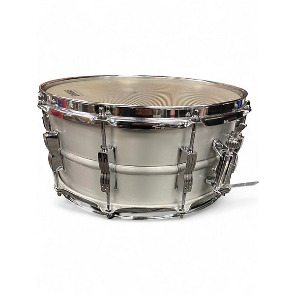 Used Ludwig 14X6.5 Acrolite Snare Matte Aluminum Drum