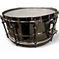 Used Ludwig 14X6.5 Universal Black Brass Black Brass Drum