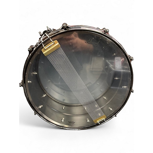 Used Ludwig 14X6.5 Universal Black Brass Black Brass Drum