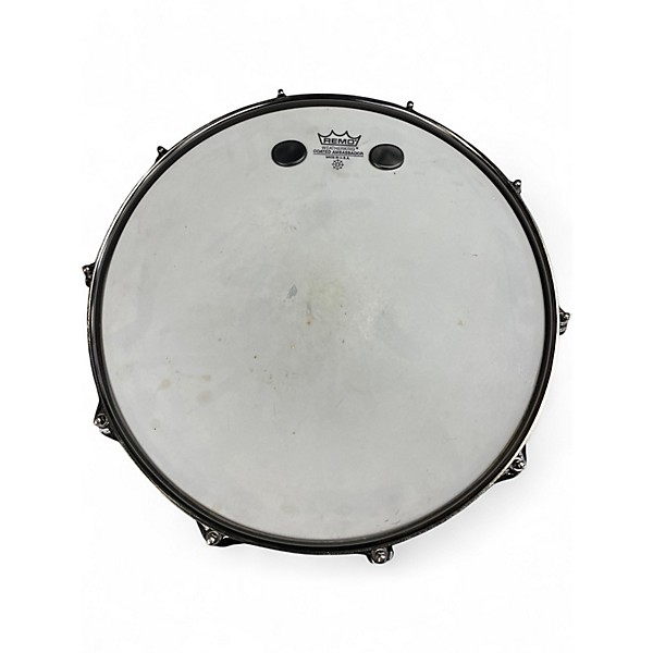 Used TAMA 14X6.5 SLP Black Brass Snare Black Brass Drum